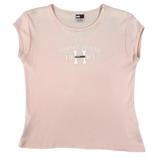 Baby Pink Tommy Jeans Babytee - Size S/M