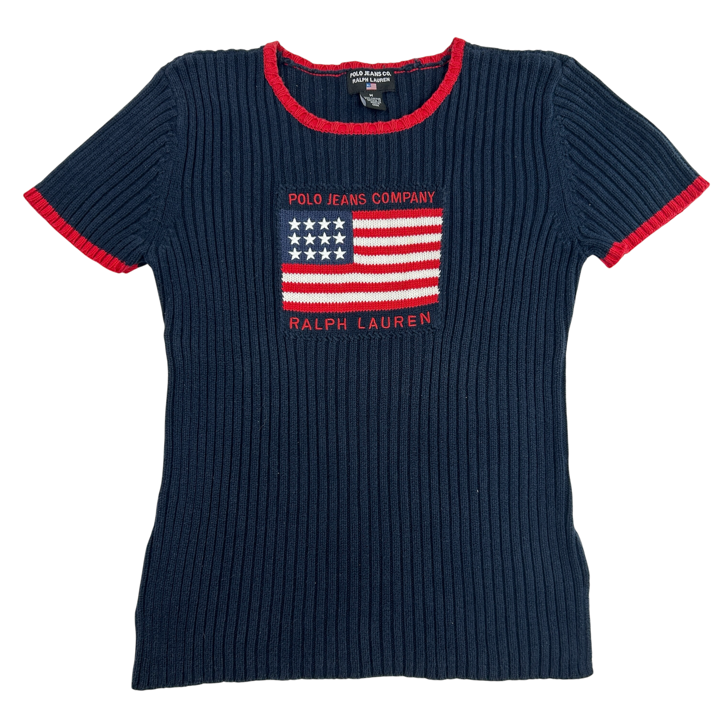 Polo Jeans Flag Knit Sweater - Size S/M