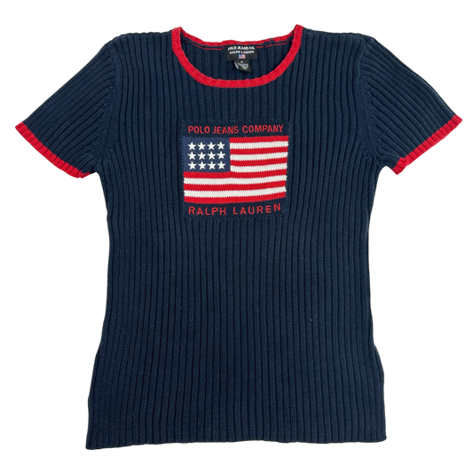 Polo Jeans Flag Knit Sweater - Size S/M