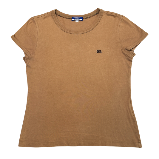Vintage Brown Burberry Baby Tee - Size M