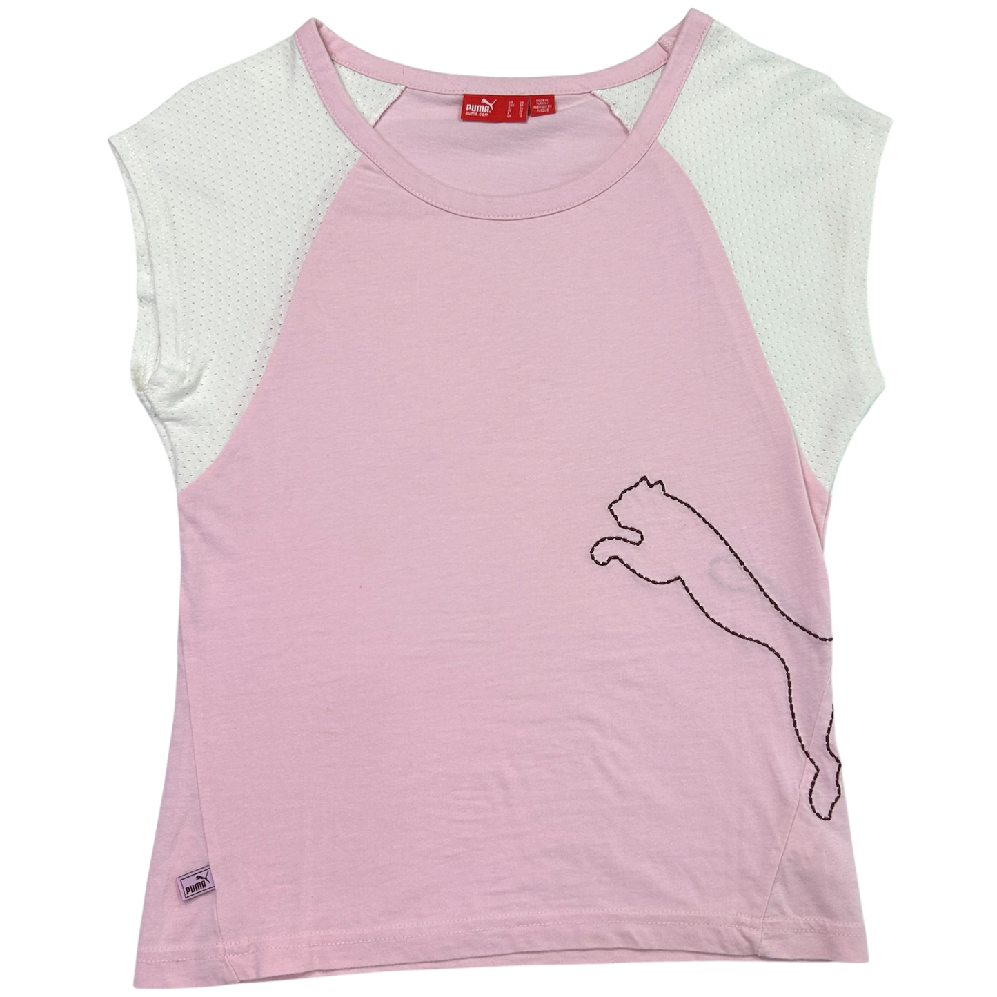 Vintage Pink Two tone Puma Tank - Size S