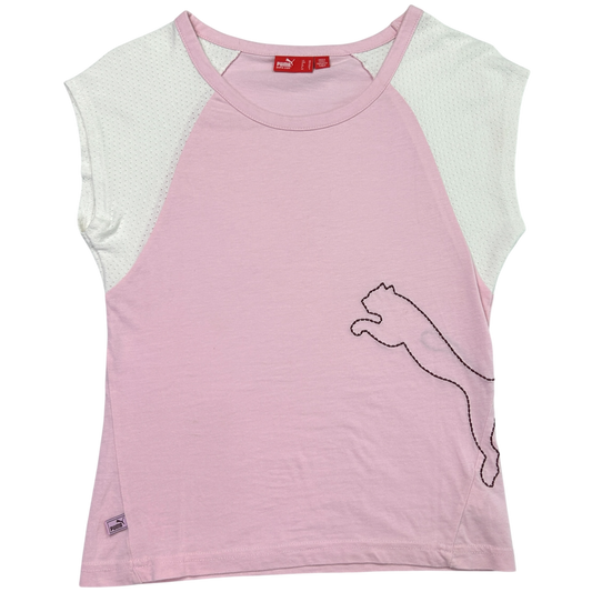 Vintage Pink Two tone Puma Tank - Size S