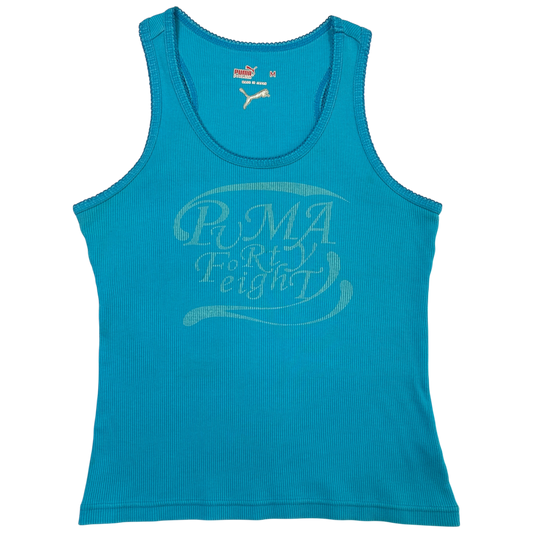 Vintage Blue Puma Tank - Size S/M