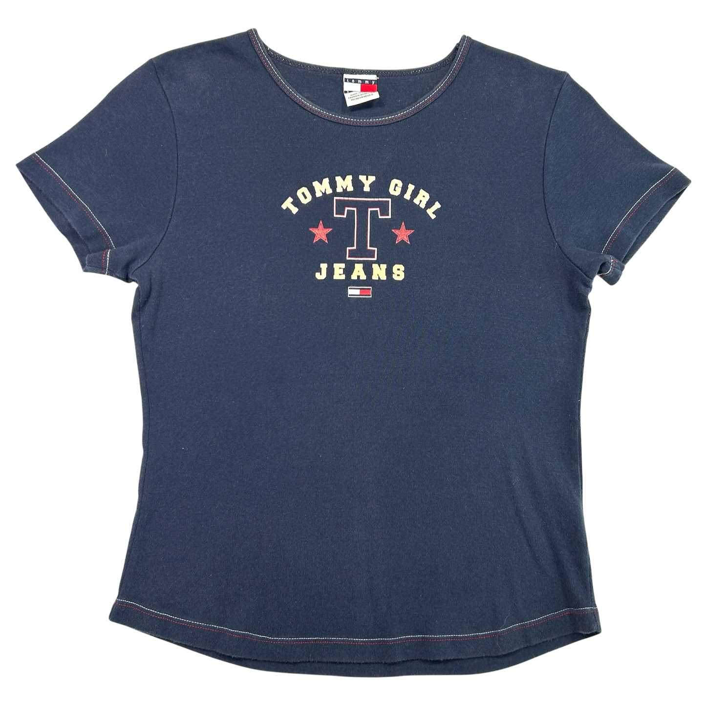 Vintage Tommy Girl Jeans Star Baby Tee - Size M