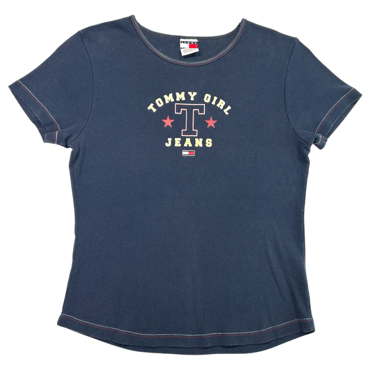 Vintage Tommy Girl Jeans Star Baby Tee - Size M