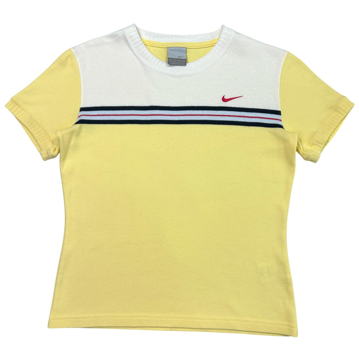 Vintage Nike Striped Baby Tee - Size S/M