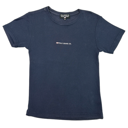 Vintage Polo Jeans Flag Baby Tee - Size S