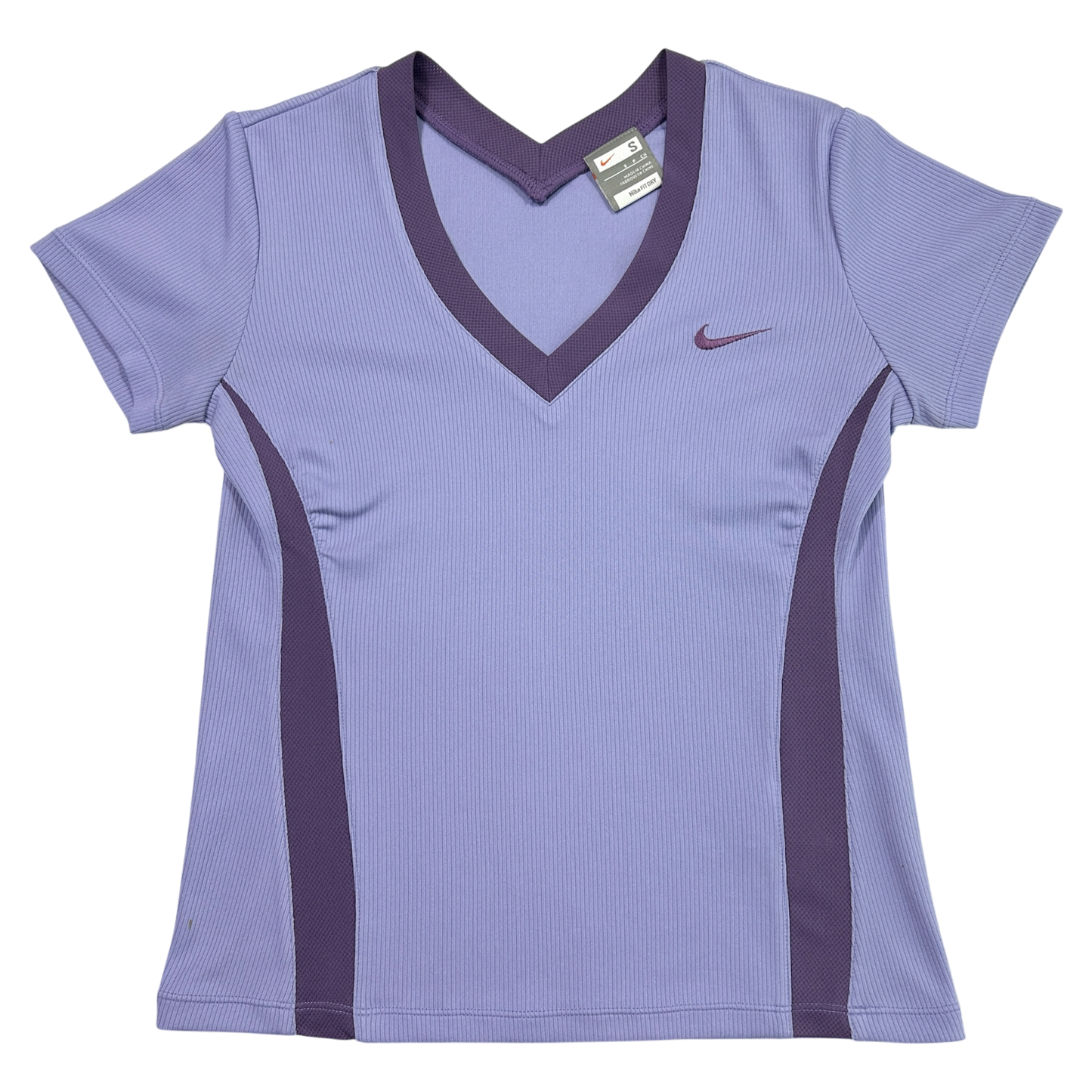 Vintage Nike V-Neck Babyte Tee - Size S/M