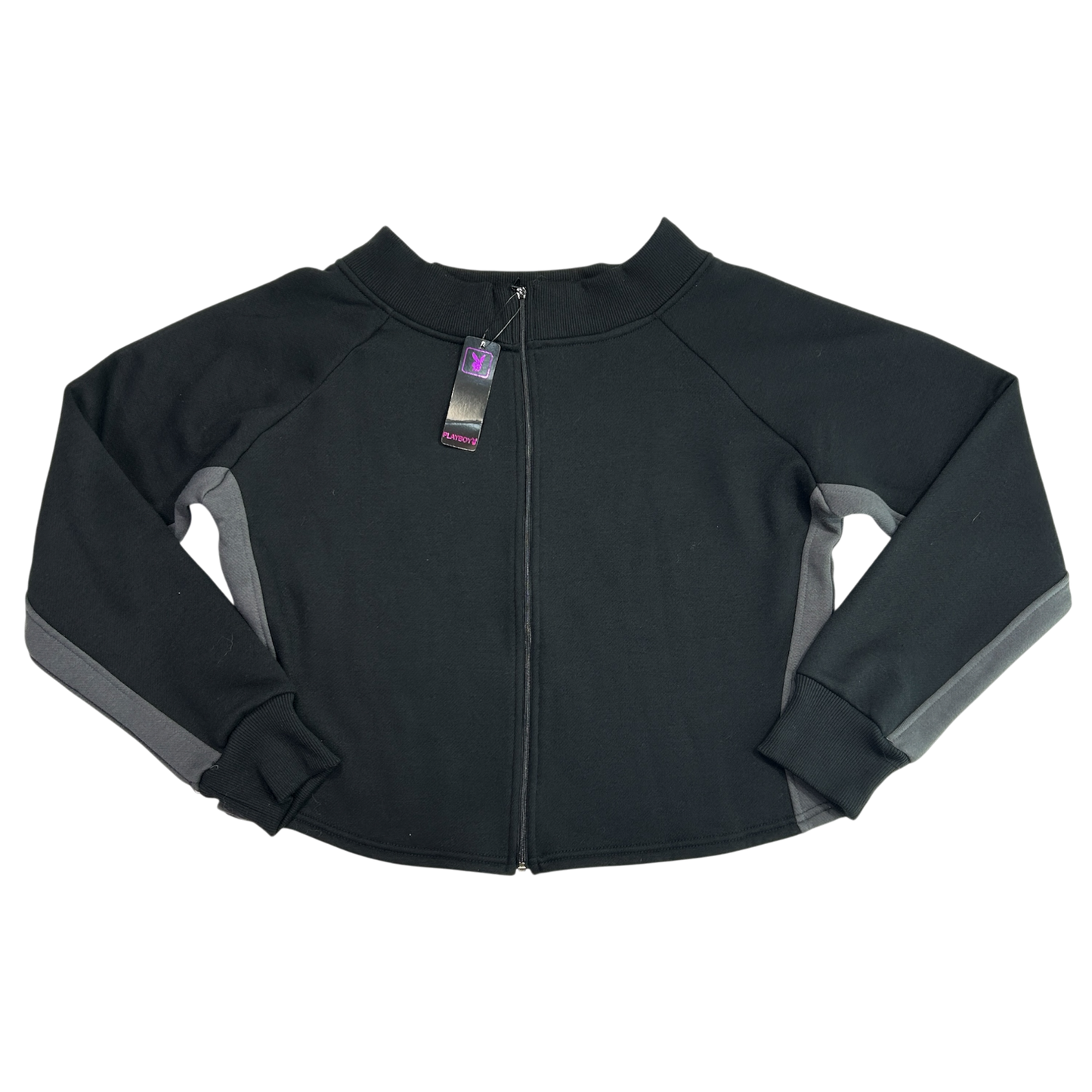 Vintage Deadstock Playboy Cropped Zip Up Jacket - Size S