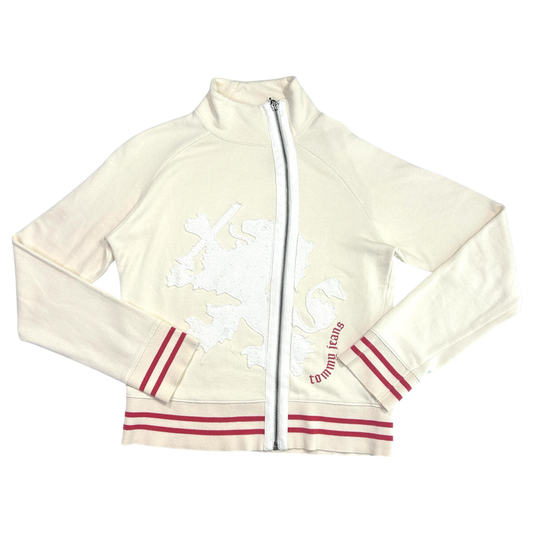 Vintage Tommy Jeans Asymmetrical Zip Up Jacket - Size S