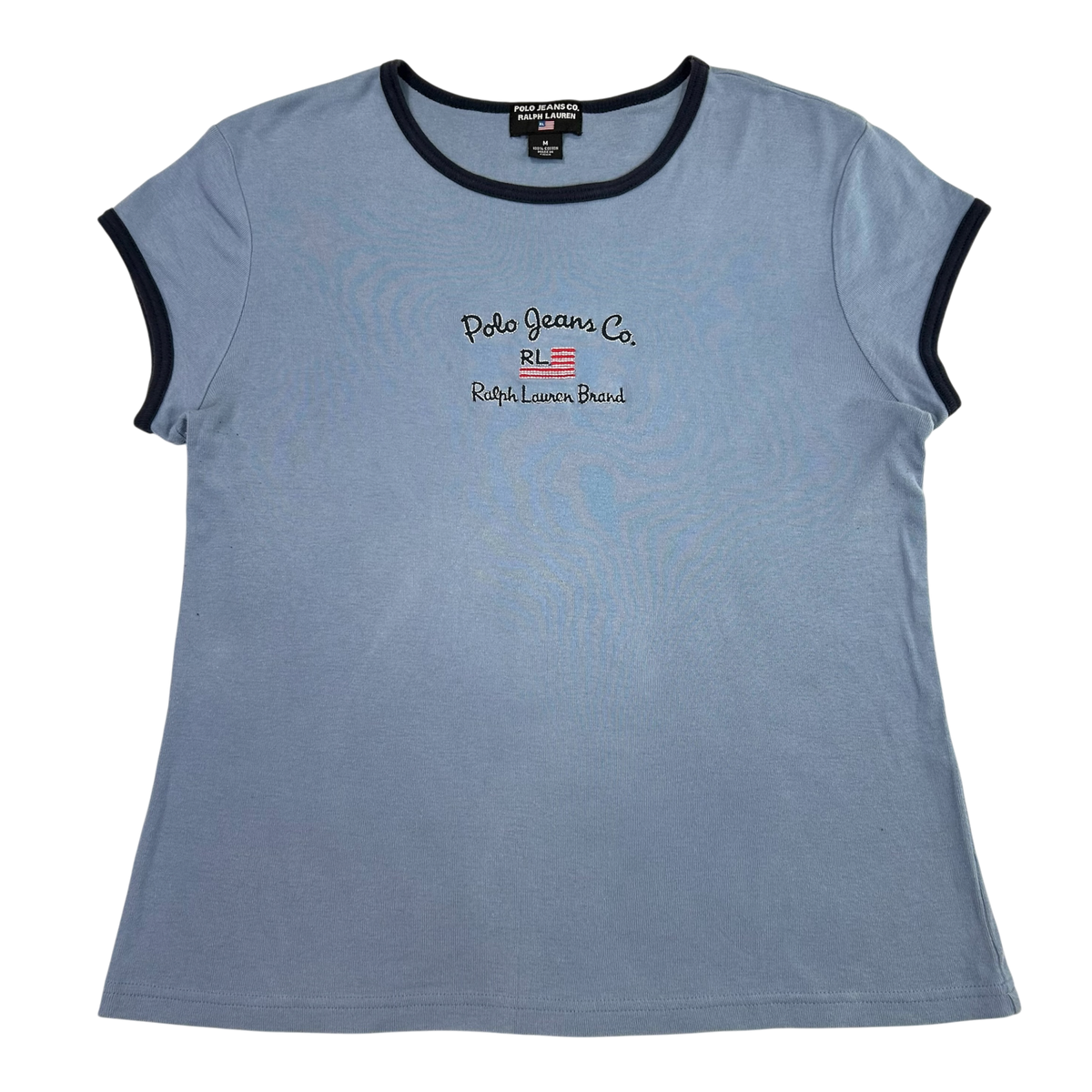 Vintage Polo Jeans Flag Babytee - Size M/L