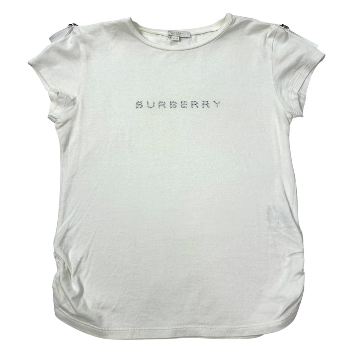 Vintage Burberry Ruched Babytee - Size XS/S