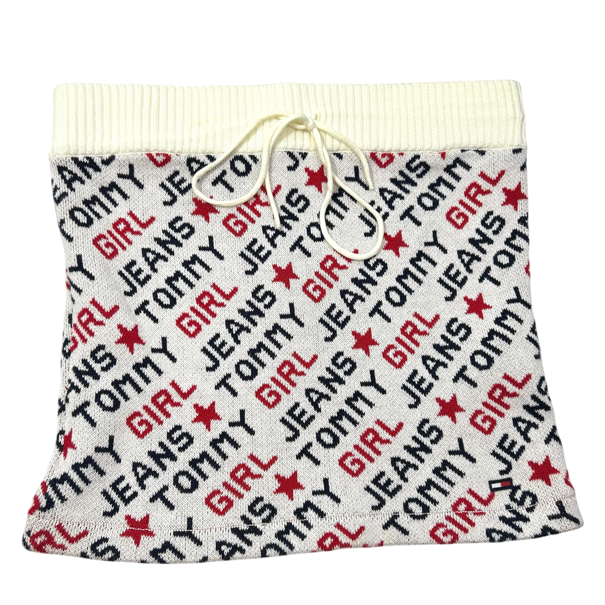 Vintage Knit Tommy Jeans Girl Bandeau Top - Size S