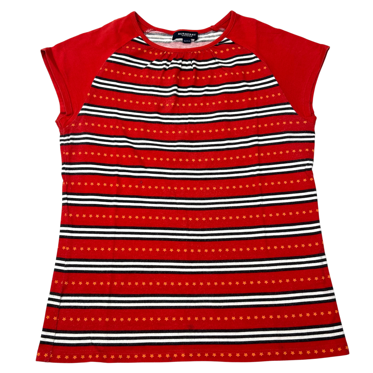 Vintage Burberry Striped Star Babytee - Size XS/S