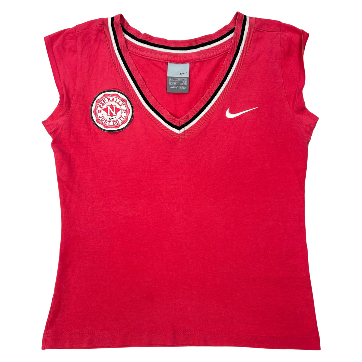 Vintage Nike V-Neck Babytee - Size S