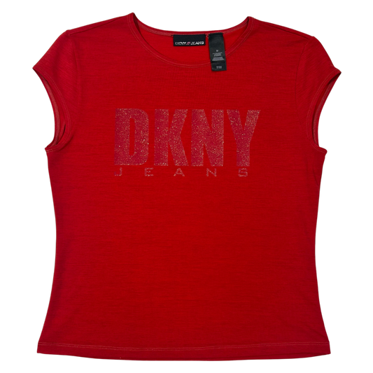 Vintage Glitter DKNY Babytee - Size M