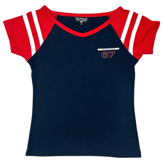 Vintage Polo Jeans '67' Babytee - Size XS/S