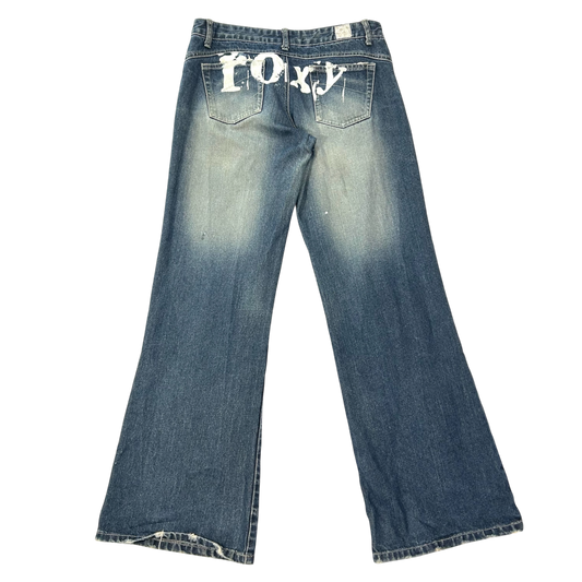 Vintage Roxy Spell Out Jeans - Size M