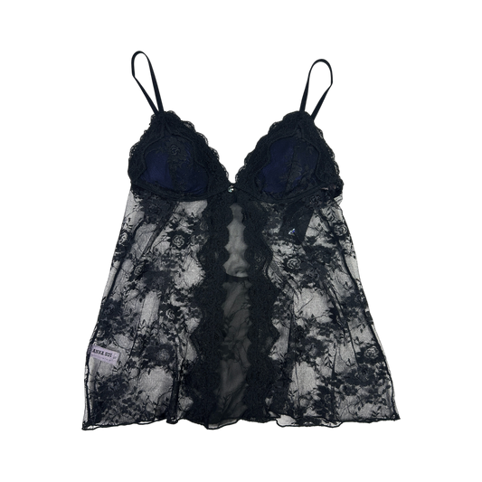 Deadstock Anna Sui Black Lace Cami - Size S